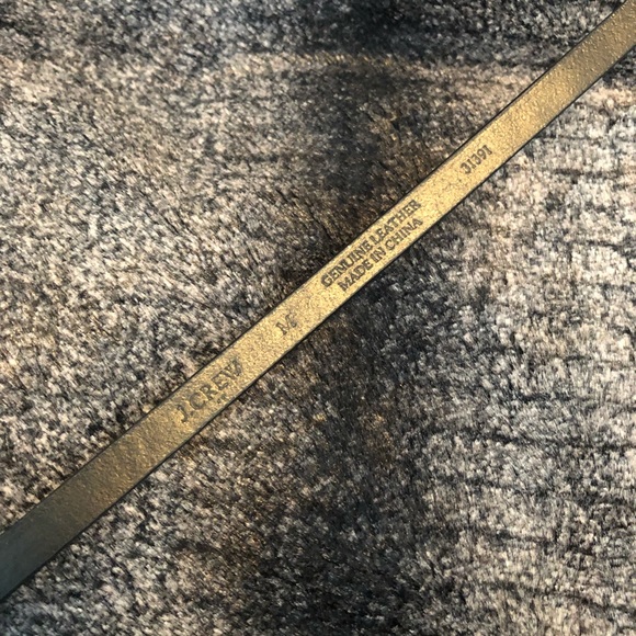 NWT J. Crew Factory Zebra Hair Calf Skinny Belt - Picture 5 of 7